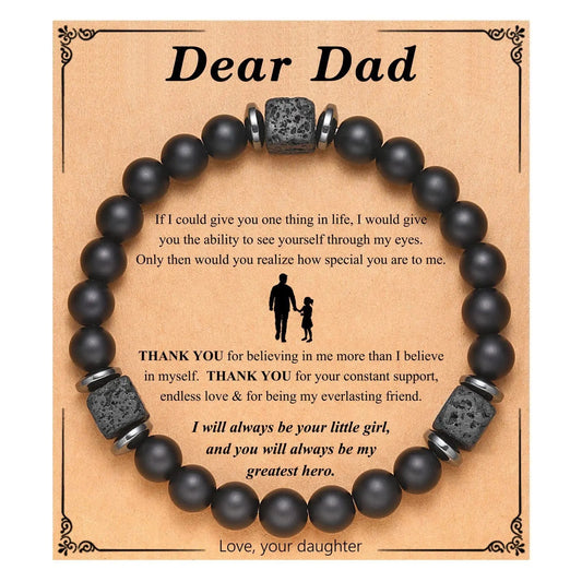 Dear dad bracelet